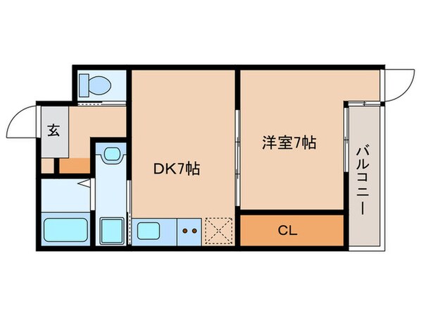 MAIN　STAGE　甲子園口の物件間取画像